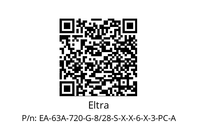   Eltra EA-63A-720-G-8/28-S-X-X-6-X-3-PC-A