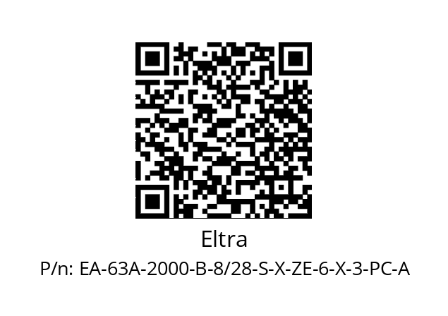   Eltra EA-63A-2000-B-8/28-S-X-ZE-6-X-3-PC-A