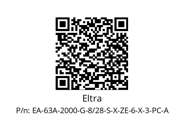   Eltra EA-63A-2000-G-8/28-S-X-ZE-6-X-3-PC-A