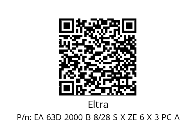   Eltra EA-63D-2000-B-8/28-S-X-ZE-6-X-3-PC-A