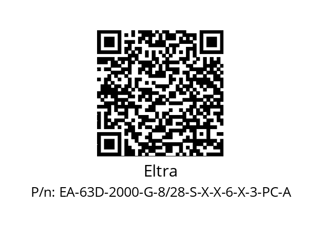   Eltra EA-63D-2000-G-8/28-S-X-X-6-X-3-PC-A