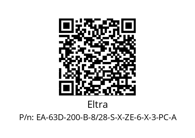   Eltra EA-63D-200-B-8/28-S-X-ZE-6-X-3-PC-A