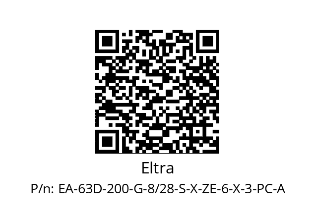   Eltra EA-63D-200-G-8/28-S-X-ZE-6-X-3-PC-A