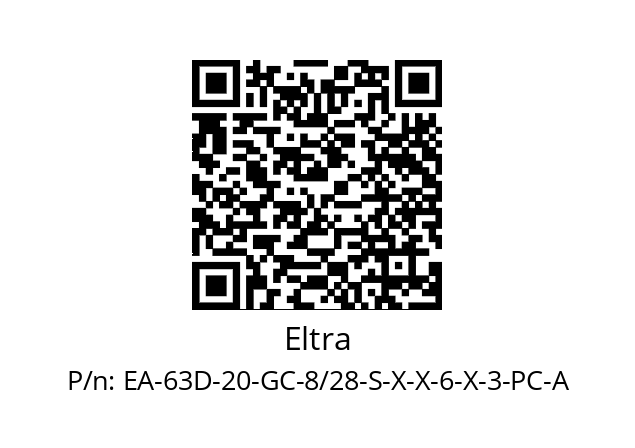   Eltra EA-63D-20-GC-8/28-S-X-X-6-X-3-PC-A