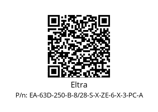   Eltra EA-63D-250-B-8/28-S-X-ZE-6-X-3-PC-A