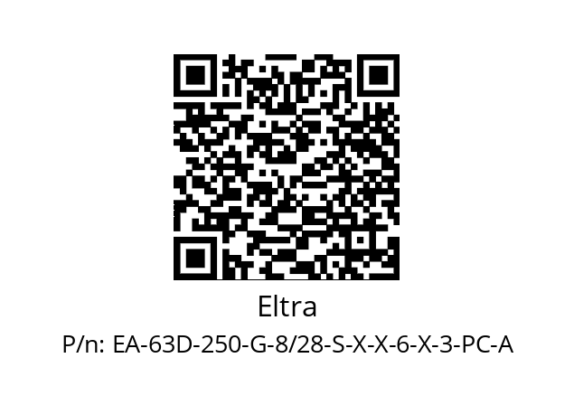   Eltra EA-63D-250-G-8/28-S-X-X-6-X-3-PC-A