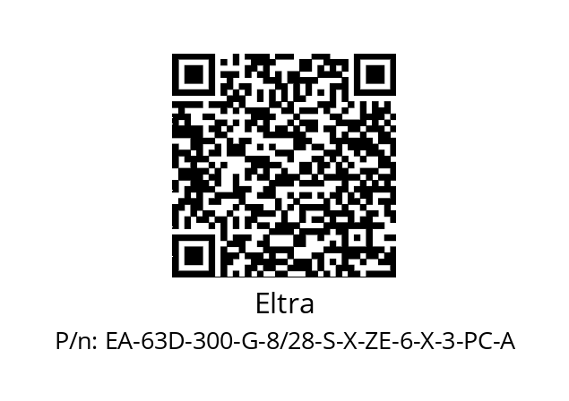   Eltra EA-63D-300-G-8/28-S-X-ZE-6-X-3-PC-A