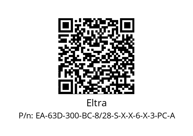   Eltra EA-63D-300-BC-8/28-S-X-X-6-X-3-PC-A