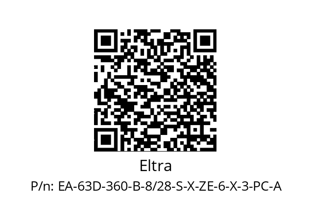   Eltra EA-63D-360-B-8/28-S-X-ZE-6-X-3-PC-A