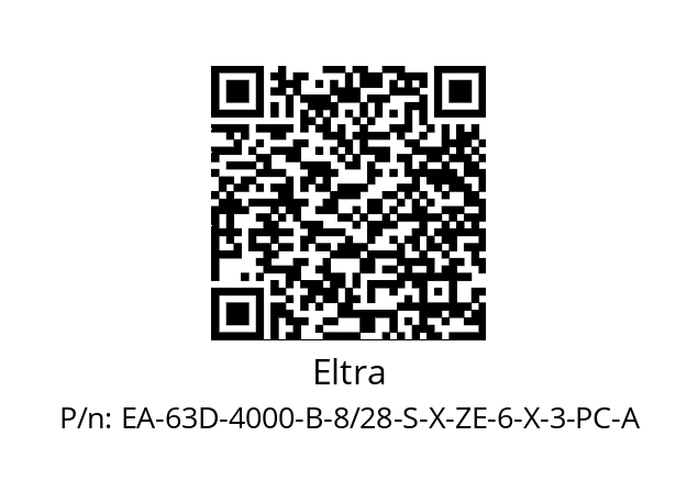   Eltra EA-63D-4000-B-8/28-S-X-ZE-6-X-3-PC-A