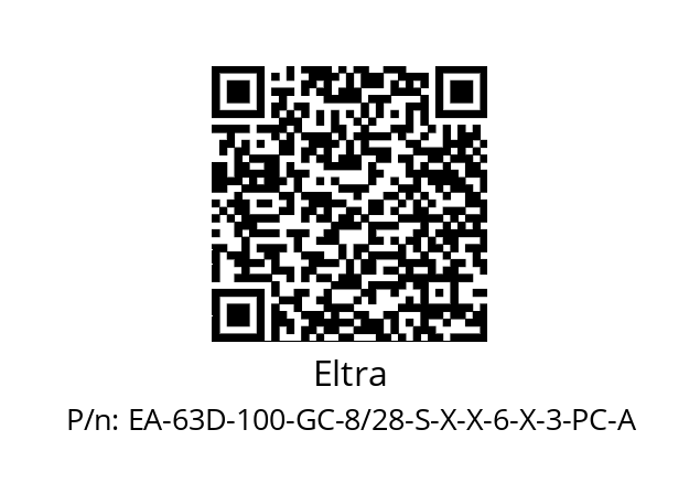   Eltra EA-63D-100-GC-8/28-S-X-X-6-X-3-PC-A