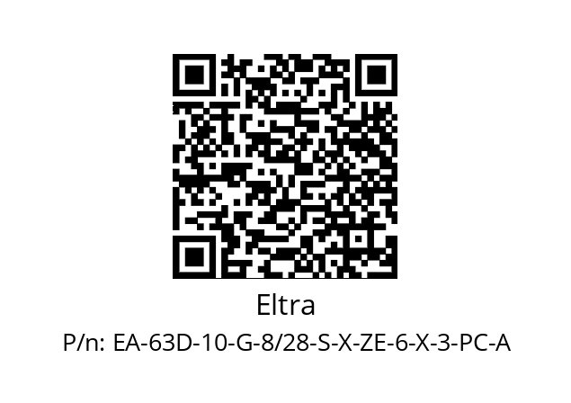   Eltra EA-63D-10-G-8/28-S-X-ZE-6-X-3-PC-A