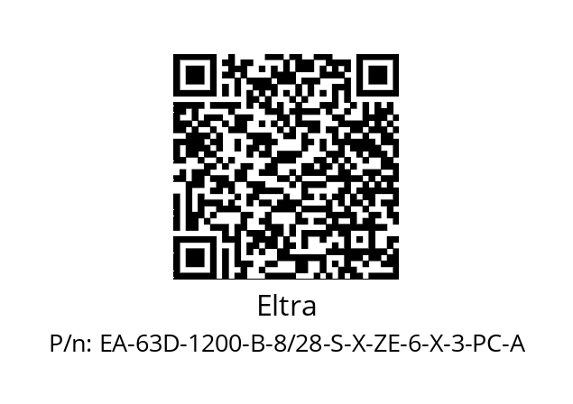   Eltra EA-63D-1200-B-8/28-S-X-ZE-6-X-3-PC-A