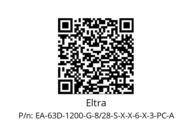   Eltra EA-63D-1200-G-8/28-S-X-X-6-X-3-PC-A