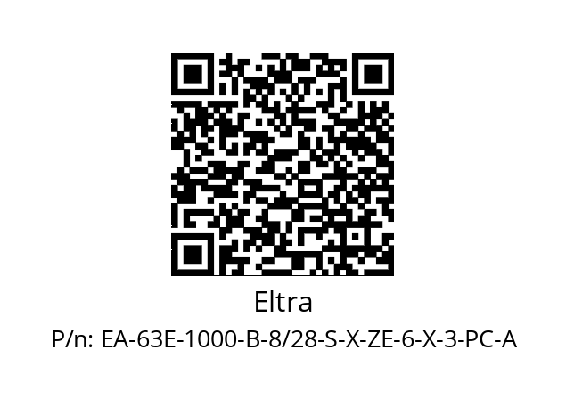   Eltra EA-63E-1000-B-8/28-S-X-ZE-6-X-3-PC-A