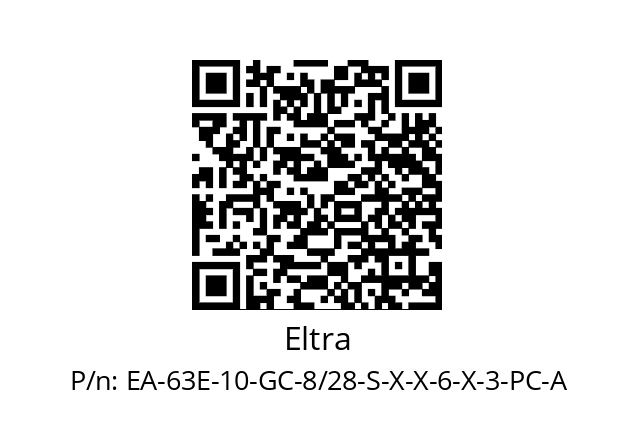   Eltra EA-63E-10-GC-8/28-S-X-X-6-X-3-PC-A