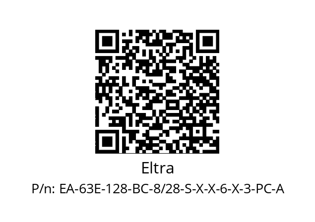   Eltra EA-63E-128-BC-8/28-S-X-X-6-X-3-PC-A