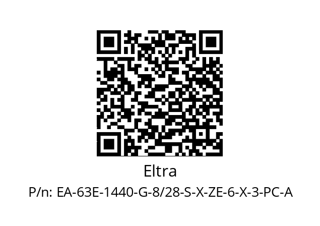   Eltra EA-63E-1440-G-8/28-S-X-ZE-6-X-3-PC-A