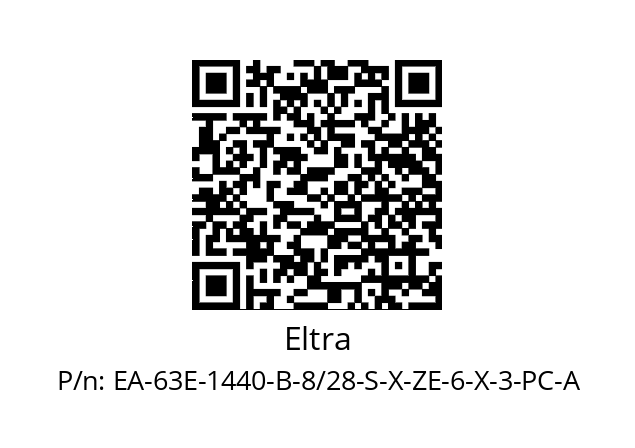   Eltra EA-63E-1440-B-8/28-S-X-ZE-6-X-3-PC-A