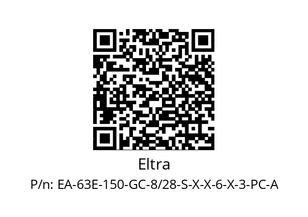   Eltra EA-63E-150-GC-8/28-S-X-X-6-X-3-PC-A