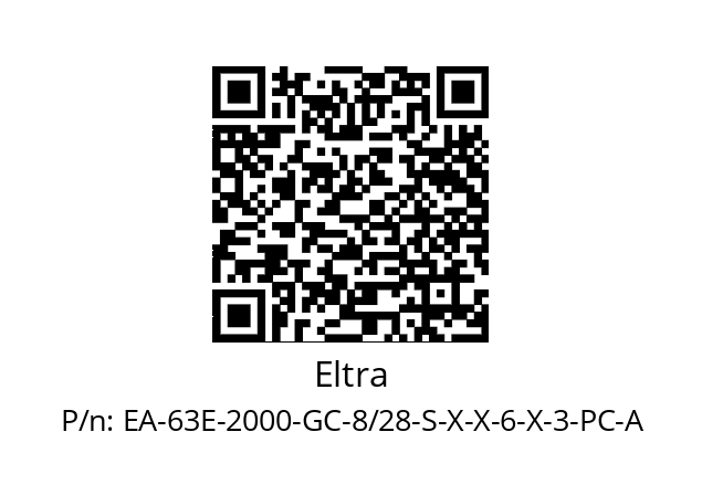   Eltra EA-63E-2000-GC-8/28-S-X-X-6-X-3-PC-A