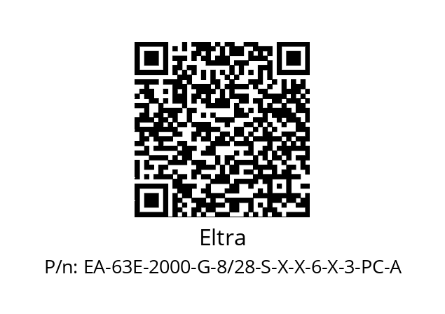   Eltra EA-63E-2000-G-8/28-S-X-X-6-X-3-PC-A