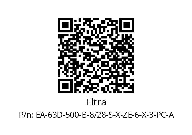   Eltra EA-63D-500-B-8/28-S-X-ZE-6-X-3-PC-A