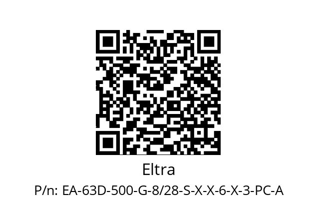   Eltra EA-63D-500-G-8/28-S-X-X-6-X-3-PC-A