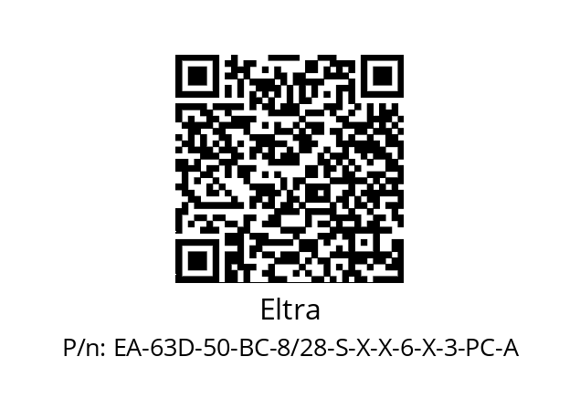   Eltra EA-63D-50-BC-8/28-S-X-X-6-X-3-PC-A