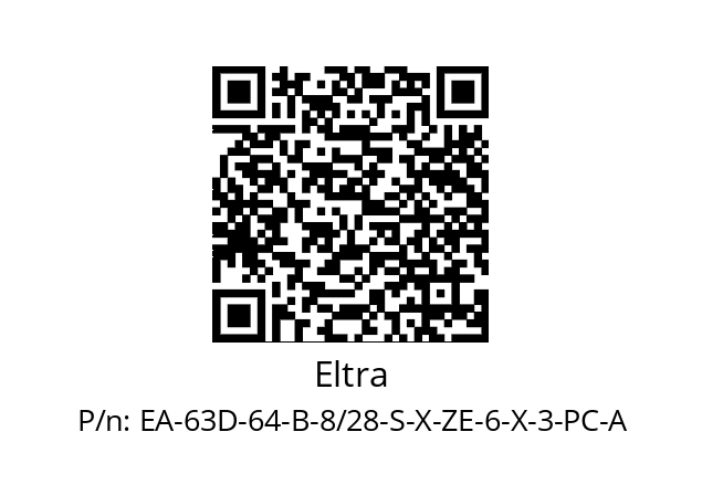   Eltra EA-63D-64-B-8/28-S-X-ZE-6-X-3-PC-A