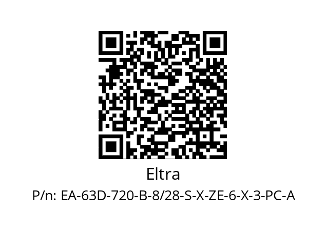   Eltra EA-63D-720-B-8/28-S-X-ZE-6-X-3-PC-A