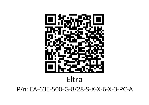   Eltra EA-63E-500-G-8/28-S-X-X-6-X-3-PC-A