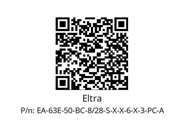   Eltra EA-63E-50-BC-8/28-S-X-X-6-X-3-PC-A