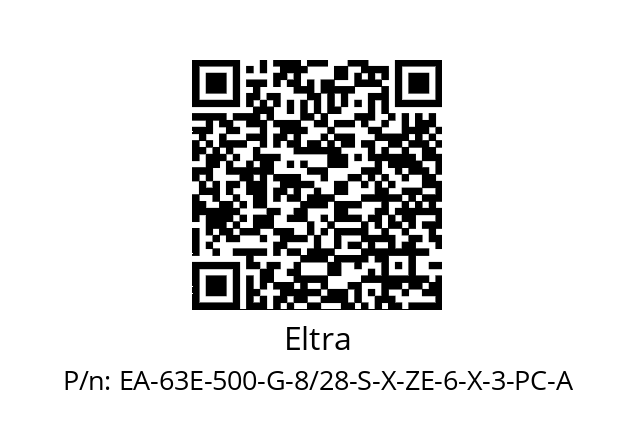   Eltra EA-63E-500-G-8/28-S-X-ZE-6-X-3-PC-A