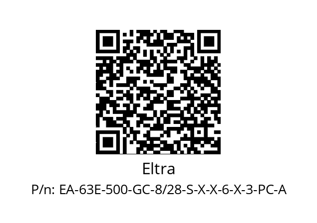   Eltra EA-63E-500-GC-8/28-S-X-X-6-X-3-PC-A