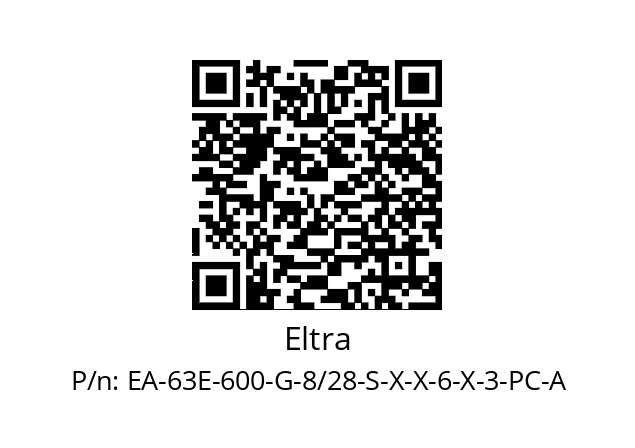   Eltra EA-63E-600-G-8/28-S-X-X-6-X-3-PC-A