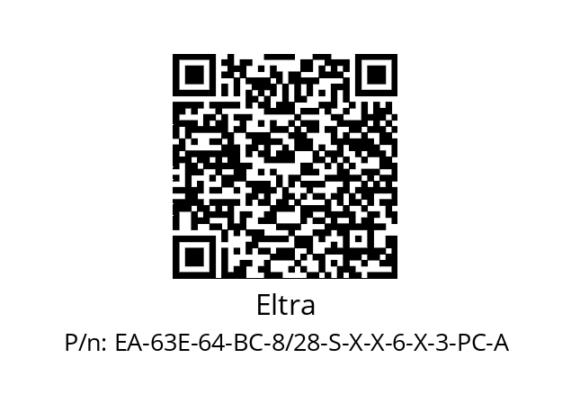   Eltra EA-63E-64-BC-8/28-S-X-X-6-X-3-PC-A