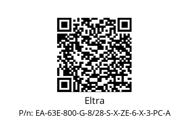   Eltra EA-63E-800-G-8/28-S-X-ZE-6-X-3-PC-A