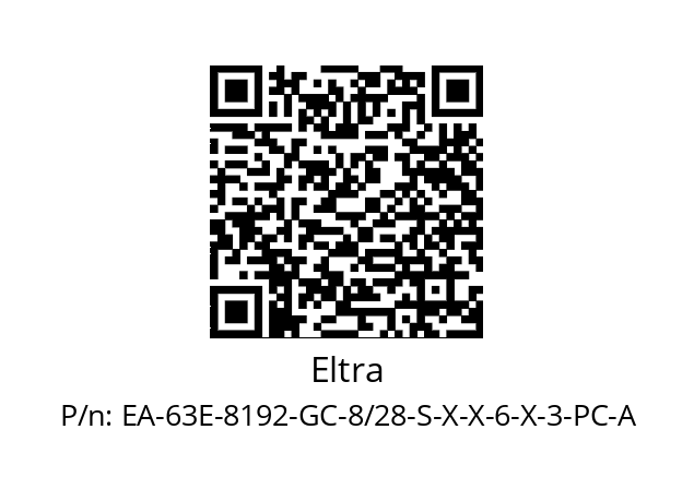   Eltra EA-63E-8192-GC-8/28-S-X-X-6-X-3-PC-A