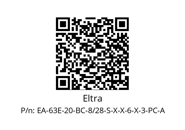   Eltra EA-63E-20-BC-8/28-S-X-X-6-X-3-PC-A