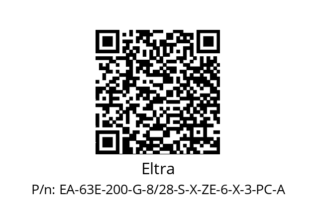   Eltra EA-63E-200-G-8/28-S-X-ZE-6-X-3-PC-A