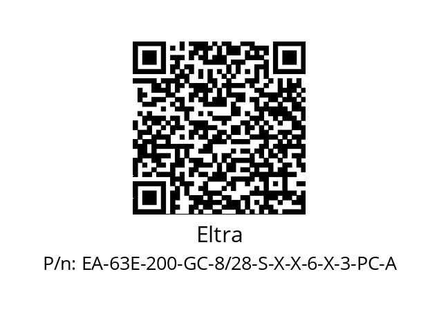   Eltra EA-63E-200-GC-8/28-S-X-X-6-X-3-PC-A