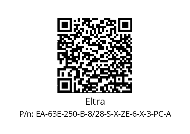   Eltra EA-63E-250-B-8/28-S-X-ZE-6-X-3-PC-A