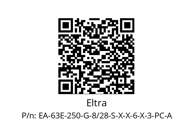   Eltra EA-63E-250-G-8/28-S-X-X-6-X-3-PC-A