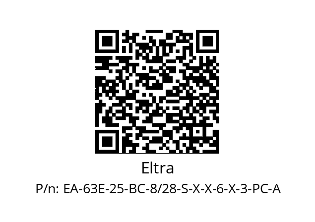   Eltra EA-63E-25-BC-8/28-S-X-X-6-X-3-PC-A