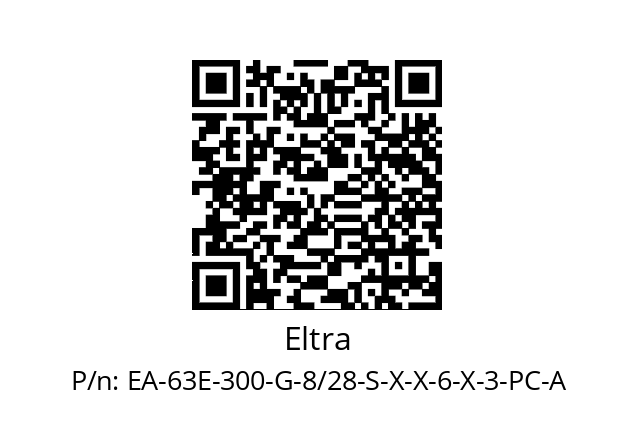   Eltra EA-63E-300-G-8/28-S-X-X-6-X-3-PC-A