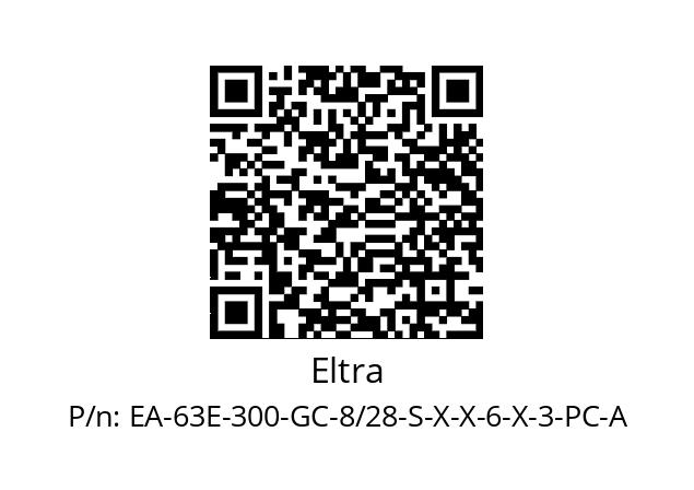   Eltra EA-63E-300-GC-8/28-S-X-X-6-X-3-PC-A