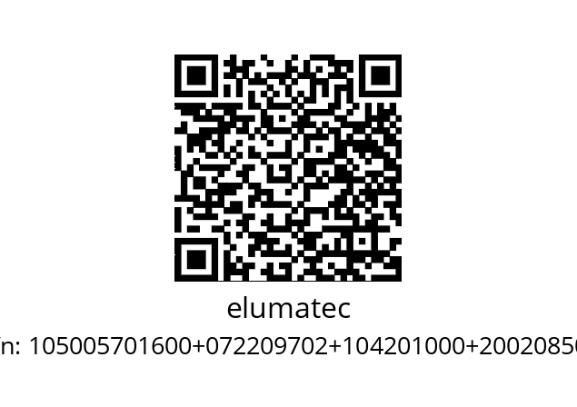   elumatec 105005701600+072209702+104201000+200208500