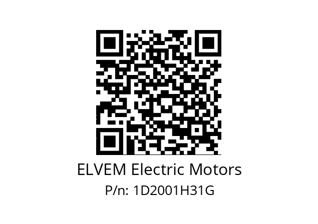   ELVEM Electric Motors 1D2001H31G