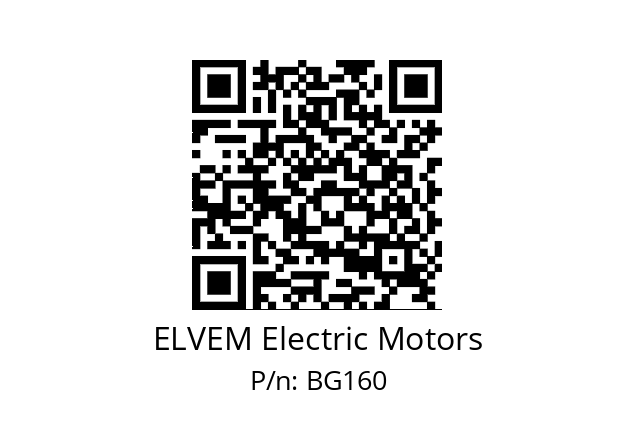   ELVEM Electric Motors BG160